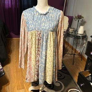 Free People smocked dress, sz S